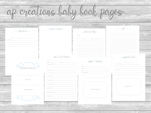 Pink Traditional DIY Printable Pages